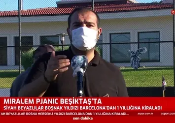 Pjanic Beşiktaş'ta! İşte İstanbul'a geliş saati