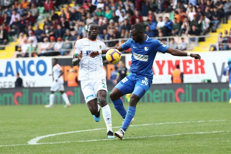 Alanyaspor - Erzurumspor maçından kareler