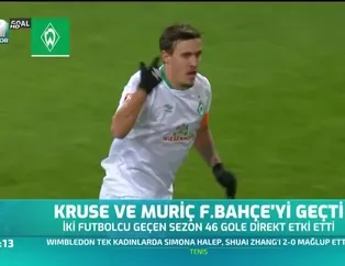 Kruse ve Muriç Fenerbahçe'yi geçti
