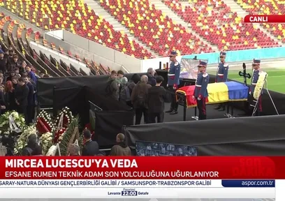 Mircea Lucescu son yolculuğuna uğurlandı!