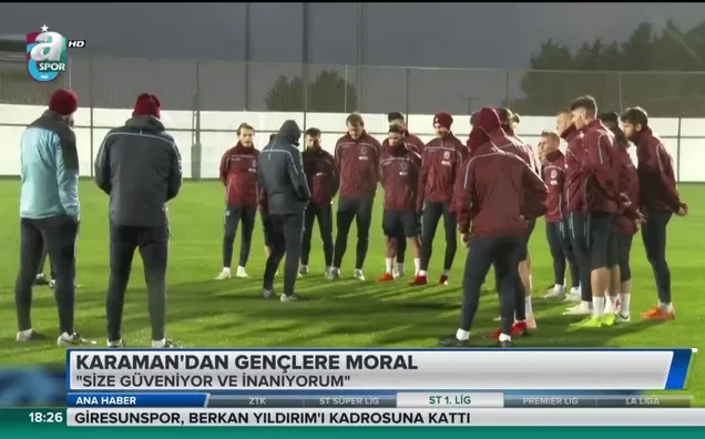 Ünal Karaman'dan gençlere moral
