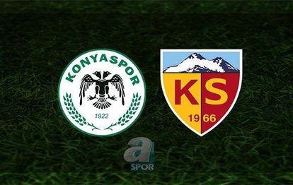 Konyaspor Kayserispor maçı | CANLI