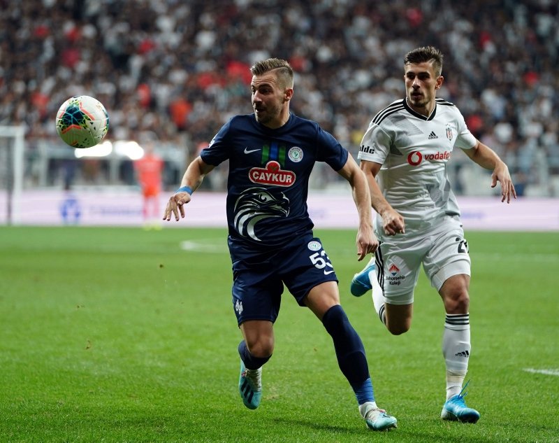 Beşiktaş - Ç. Rizespor maçından kareler