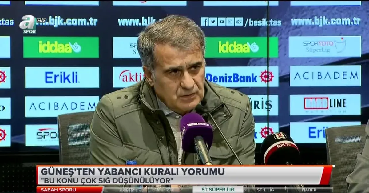 Şenol Güneş'ten Karius açıklaması