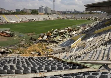 Ankara 19 Mayıs Stadı'nın yıkımı sürüyor