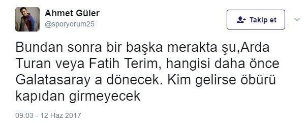Fatih Terim ve Arda Turan’a ilginç sözler