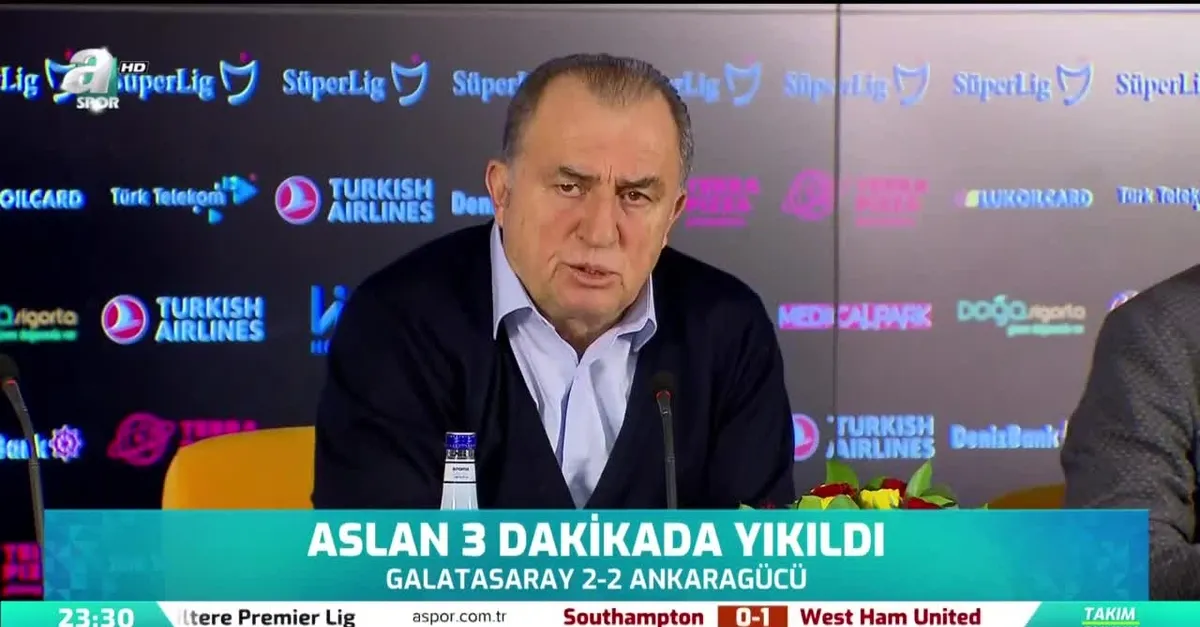 Fatih Terim: Pes edecek değilim