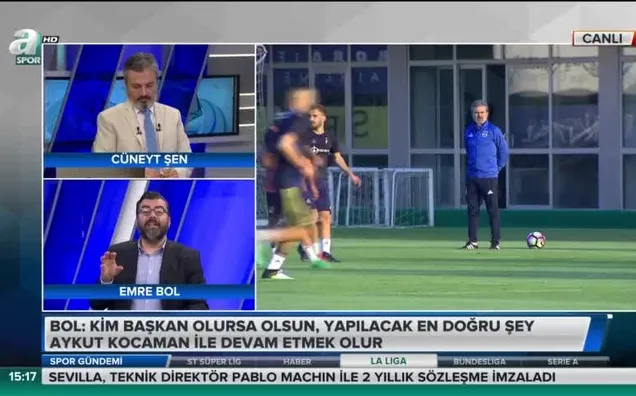 Emre Bol: "Kocaman ile devam edilmeli"