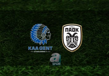 Gent - PAOK maçı saat kaçta?
