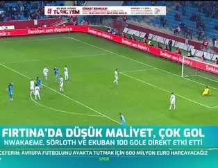 Fırtına'da düşük maliyet çok gol