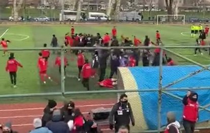 Beykoz’da oynanan amatör maçta ortalık savaş alanına döndü! 4 futbolcu yaralandı