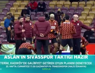 Galatasaray'ın Sivasspor taktiği hazır