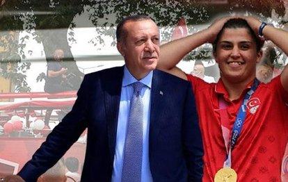 Olimpiyat şampiyonu Busenaz Sürmeneli Trabzon’da coşkuyla karşılandı