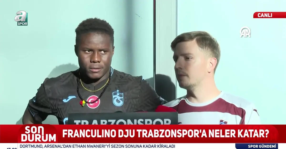 Franculino Dju Trabzon'a geldi!