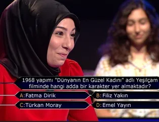 Kim Milyoner Olmak İster'de geceye damga vuran o soru!