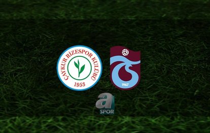 RİZESPOR TRABZONSPOR MAÇI İZLE | Rizespor - Trabzonspor maçı ne zaman, saat kaçta? Hangi kanalda?