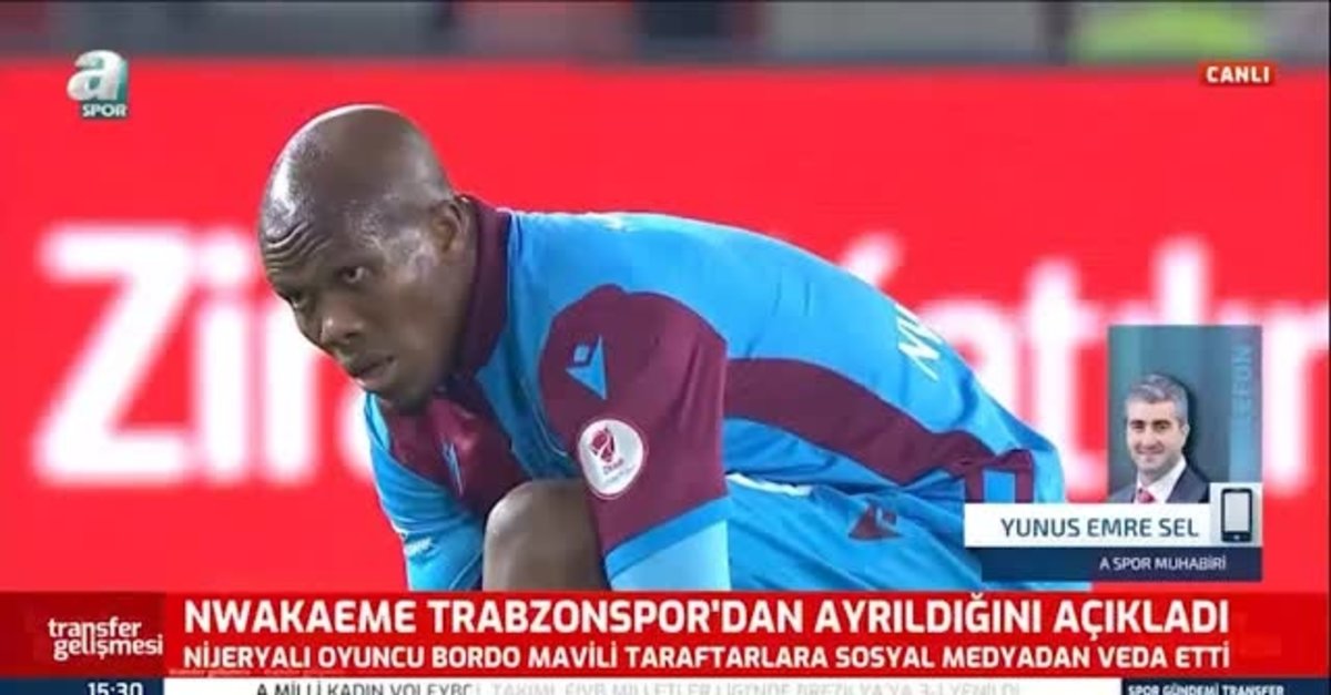 Anthony Nwakaeme Trabzonspor'a veda etti!