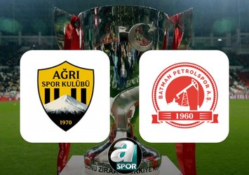 Ağrı 1970 Spor-Batman Petrolspor maçı saat kaçta?