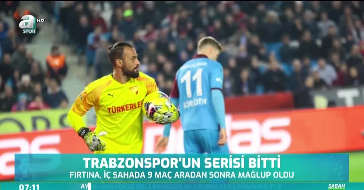 Trabzonspor'un serisi sona erdi