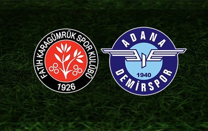 Karagümrük - Adana Demirspor maçı CANLI