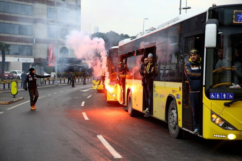 Fenerbahçe taraftarı Vodafone Arena’da