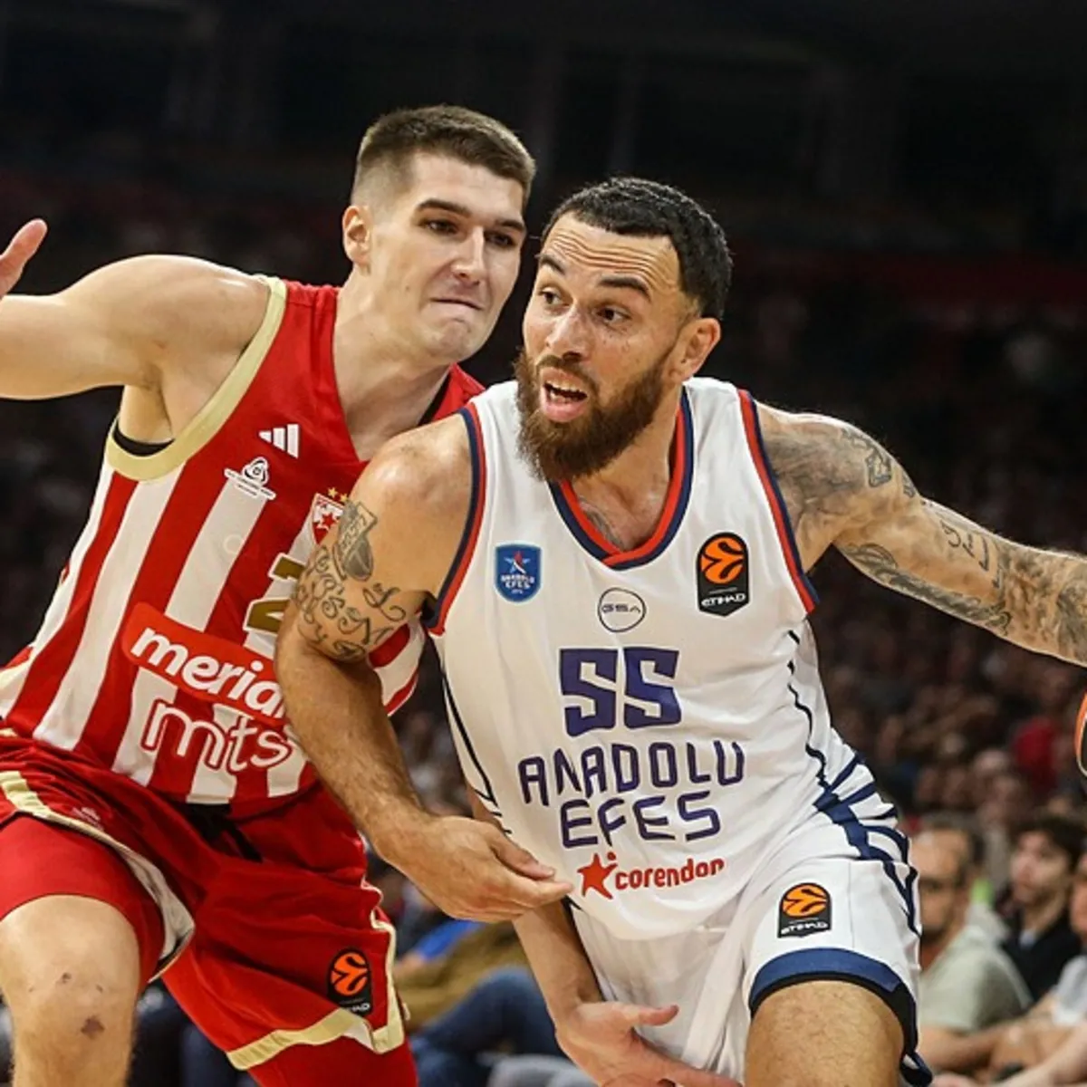 Anadolu Efes, Kızılyıldız'a Son Saniyede Mağlup Oldu