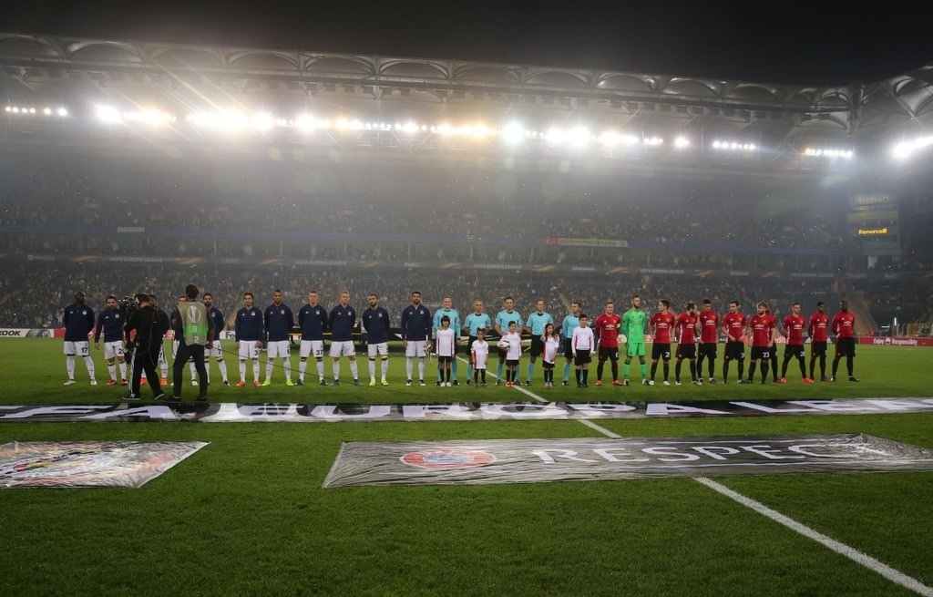 Fenerbahçe - Manchester United maçından kareler
