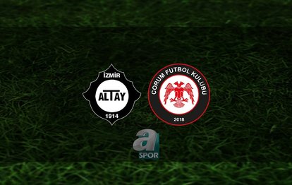 Altay - Çorum FK maçı ne zaman, saat kaçta ve hangi kanalda? | Trendyol 1. Lig