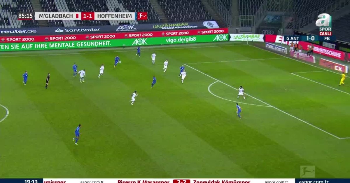 GOL | B. 'M'Gladbach 1-2 Hoffenheim