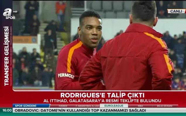 Rodrigues'e talip çıktı