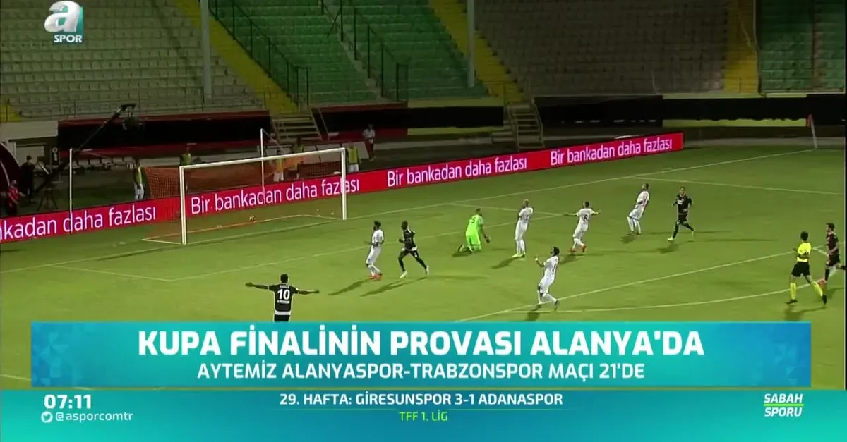 Kupa finalinin provası Alanya'da