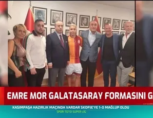 Emre Mor Galatasaray formasını giydi!