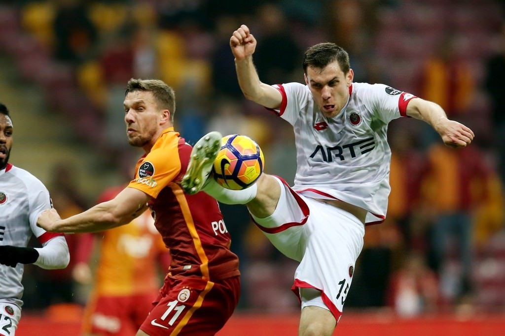 Galatasaray-Gençlerbirliği karşılaşmasından kareler