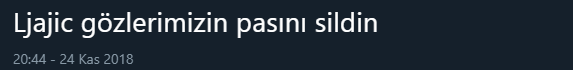 Sosyal medyanın Adem Ljajic tepkileri!