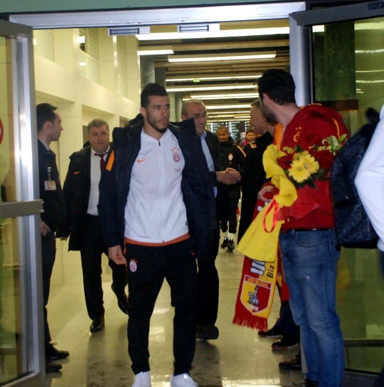 Galatasaray’a coşkulu karşılama