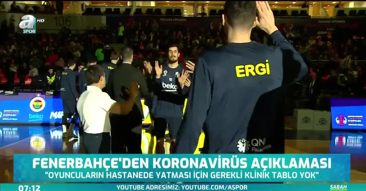 Fenerbahçe'den koronavirüs açıklaması