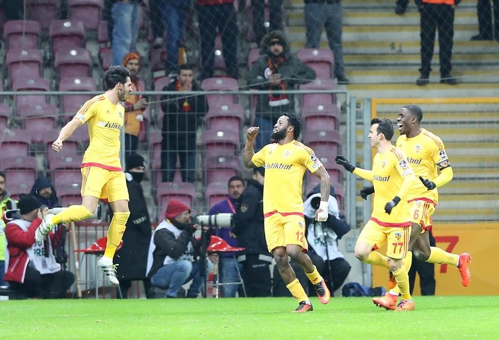 Galatasaray-kayserispor karşılaşmasından kareler
