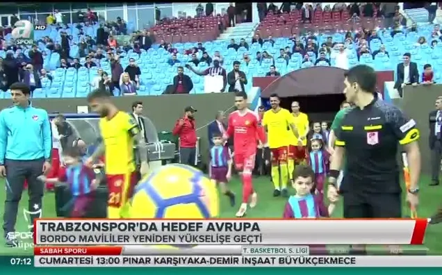 Trabzonspor'da hedef Avrupa