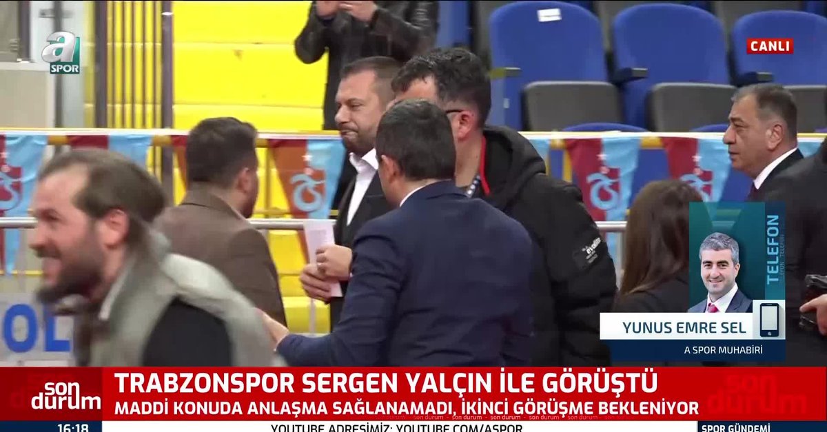 Trabzonspor Sergen Yalçın ile görüştü