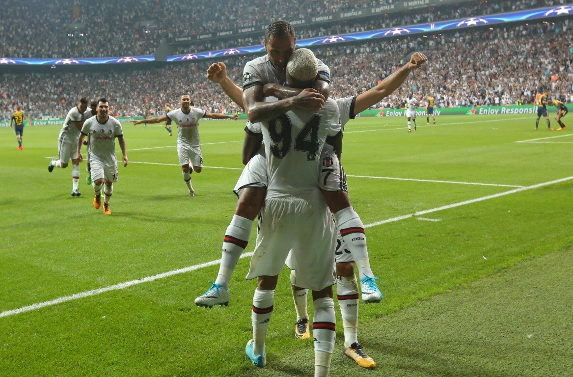 Beşiktaş-Leipzig karşılaşmasından kareler