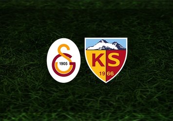 Galatasaray - Kayserispor maçı saat kaçta ve hangi kanalda?