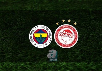 F.Bahçe - Olympiakos ilk 11'ler belli oldu!