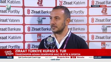 Adana Demirspor Teknik Direktörü Cüneyt Dumlupınar: Ana hedefimiz Süper Lig'e çıkmak