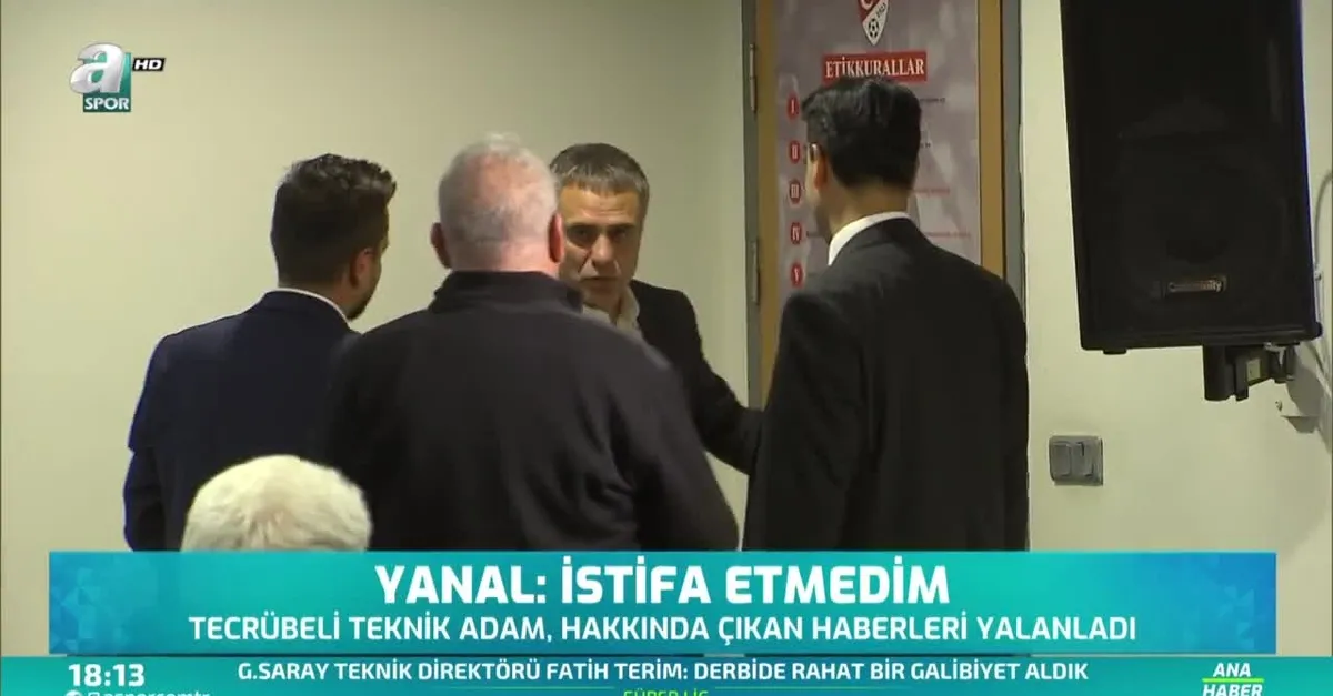 Ersun Yanal: İstifa etmedim