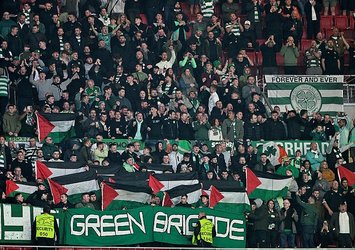 Filistin'e destek veren Celtic'e ceza!