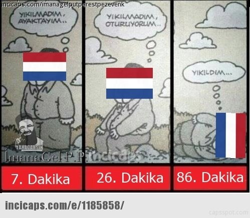 Türkiye - Hollanda maçı sonrası caps çılgınlığı