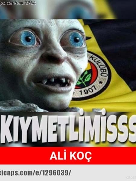 Konyaspor-Fenerbahçe capsleri