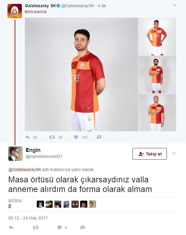 Galatasaray’ın yeni sezon forması sosyal medyayı salladı