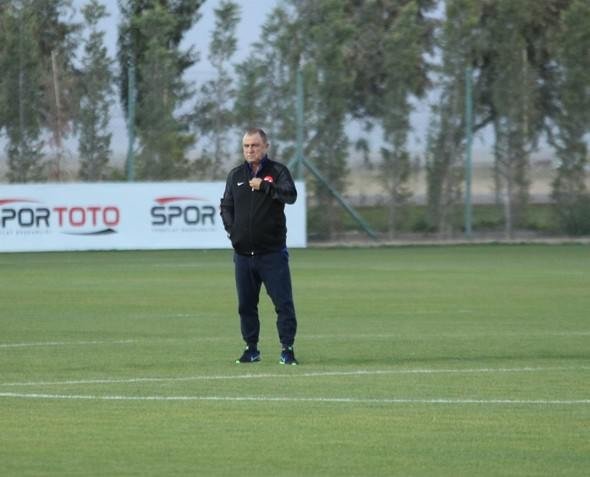 Milli Takım idmanında neşeli görüntüler vardı