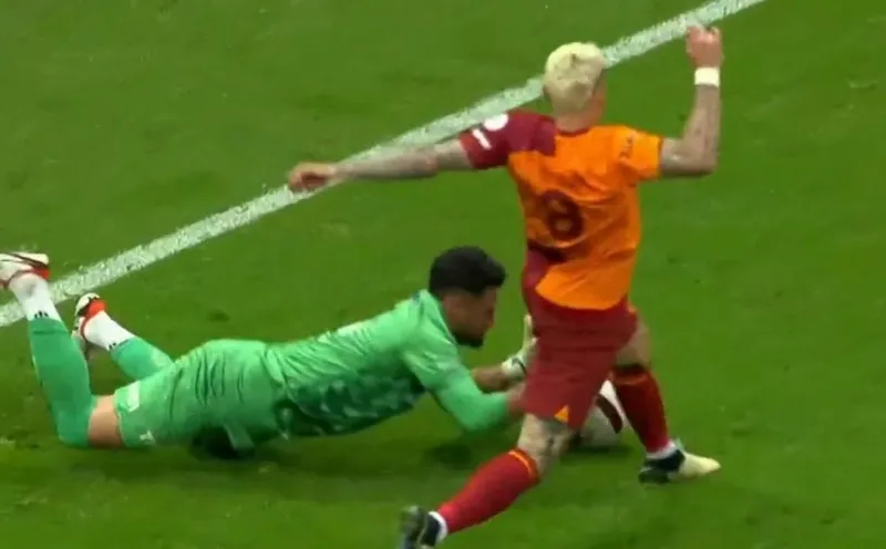 Galatasaray'da Mauro Icardi'nin golü iptal edildi! İşte o pozisyon - 1